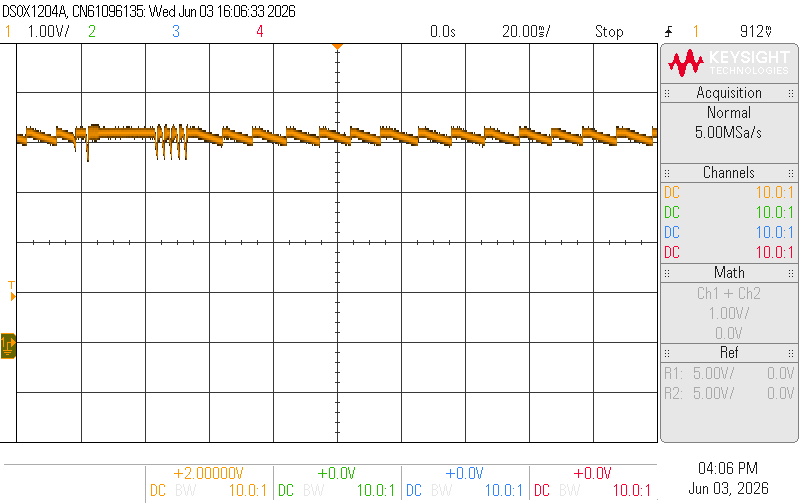 Receiver on Voltage ripple